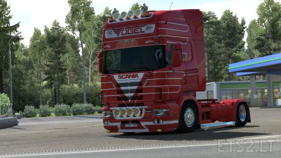 Vögel Transporte GmbH Skin for RJL Scania 4-series | ETS2 mods