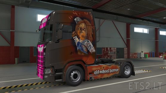 Old School Horror Skin for Scania S