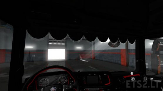 Red & Dark Interior for Scania S/R