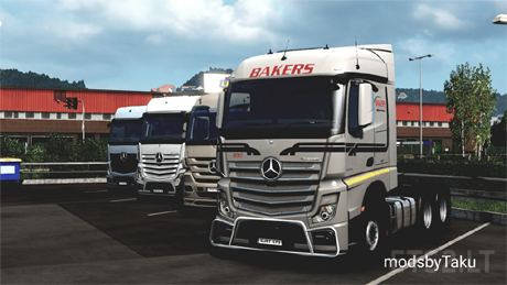 Bakers Transport white and blue MP4