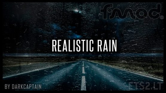 Realistic Rain v 3.4.2 for ETS2 1.37.x