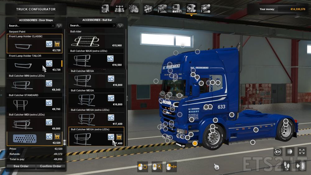 Euro Truck Simulator 2 - HS-Schoch Tuning Pack - Download