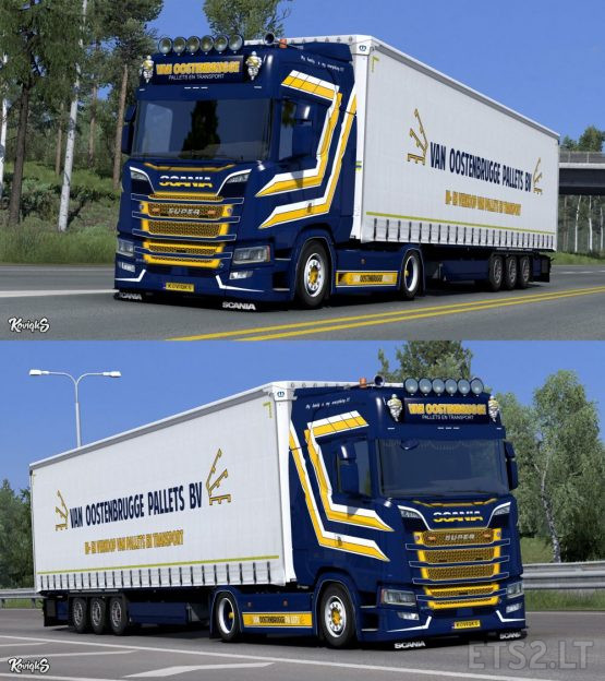 Scania NextGen R & S Van Oostenbrugge Skin Pack by KoviqkS (Update)