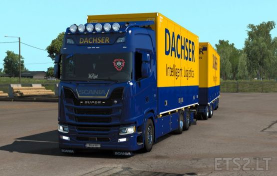 DACHSER Tandem skin by kRipt for Scania S by Eugene and Kast