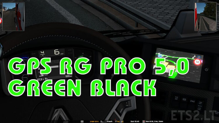 GPS RG PRO 5,0 GREEN BLACK