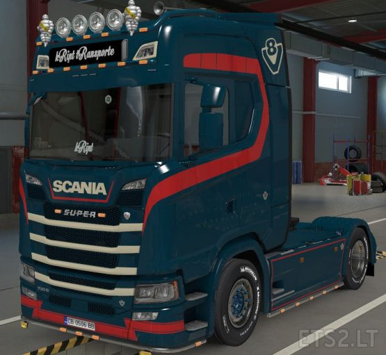 Holland skin By kRipt for Scania NG | ETS2 mods