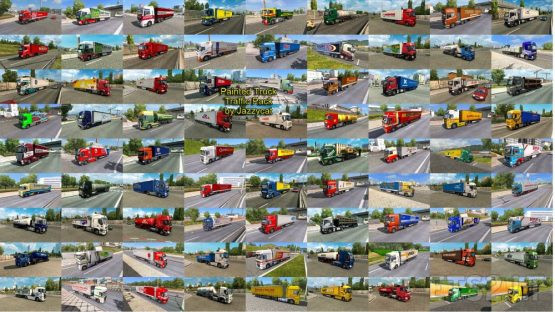 Painted Truck Traffic Pack by Jazzycat v11.2