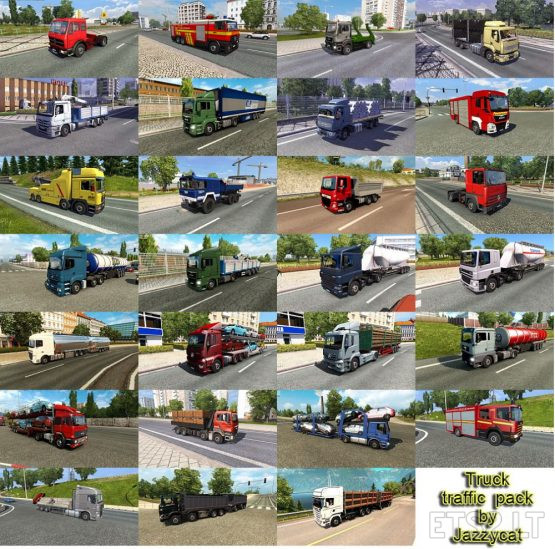 Truck Traffic Pack by Jazzycat v4.8