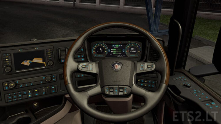 Dashboard light Scania S&R (blue)
