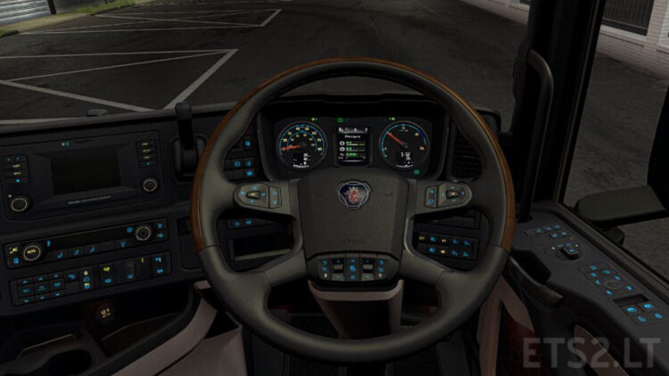 Dashboard light Scania S&R (blue)