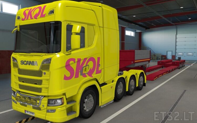 SKIN PACK SCANIA S 2016 8X4 SCANIA 20 SKINS 1.39