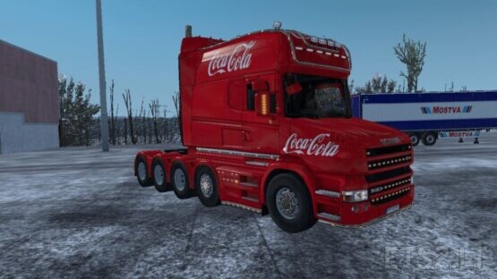 Scania T RJL “Coca-Cola Christmas” Skin 1.39