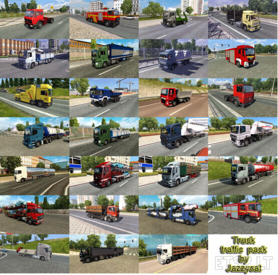 Truck Traffic Pack by Jazzycat v5.3