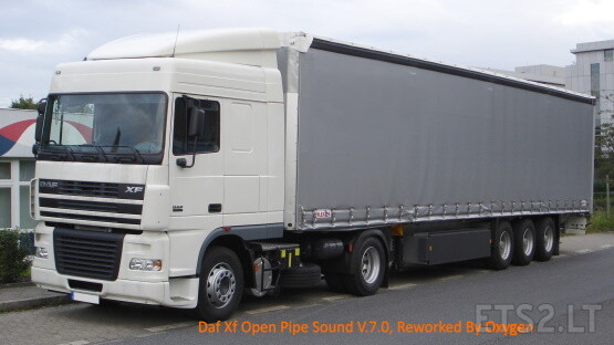 Daf Xf Open Pipe Sound V.7.0, Reworked