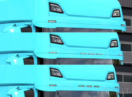Fully Painted Stock Sunshields for Scania Next-Gen