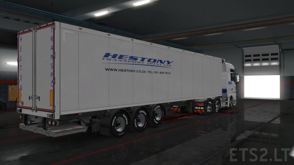 Hestony Transport [PTY] [LTY] truck and trailer skin mod pack ETS2 ...