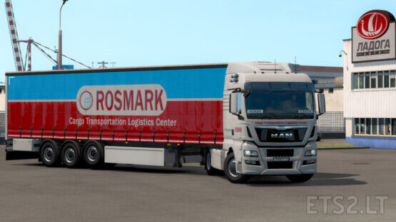 ROSMARK skinpack for MAN TGX euro 6 and its own trailer