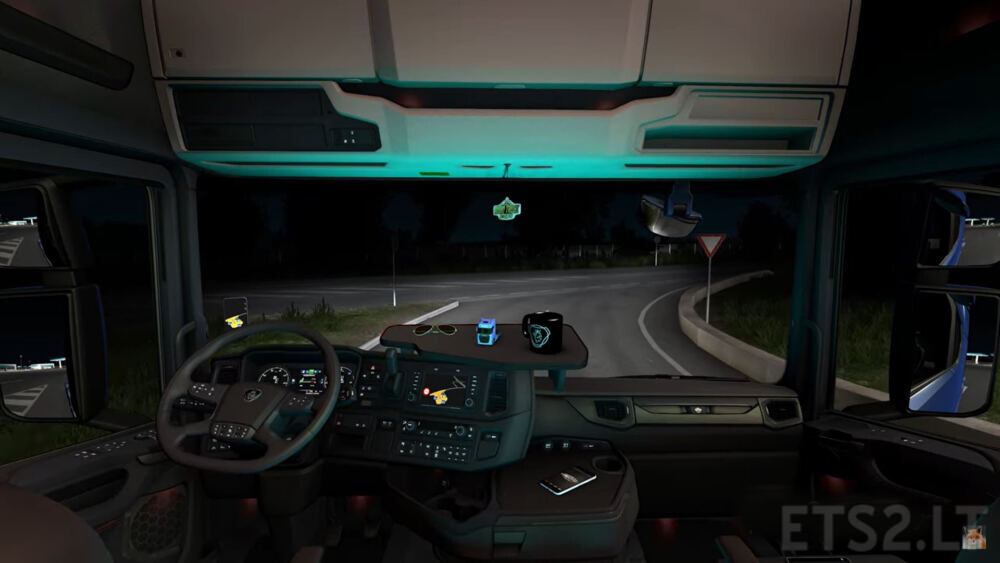 Interior Cabin Lights For Scania Next-Gen trucks - Greek Euro Simulator 2