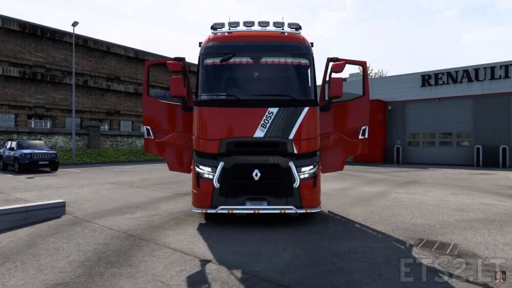 New Renault Truck Door Animation Mod Ets2 1 40 Ets2 Mods