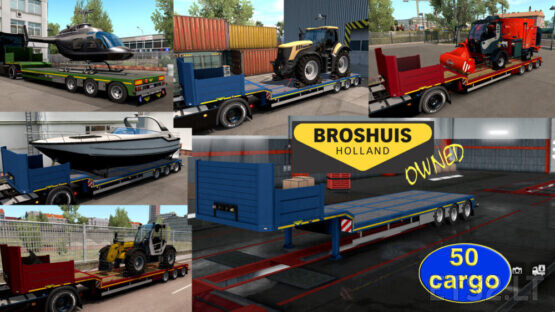 Ownable overweight trailer Broshuis v1.2.5