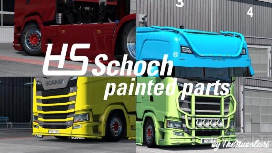 Painted HS-Schoch parts 1.1