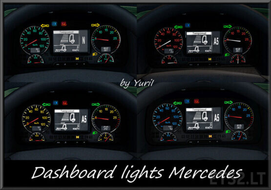 Dashboard Lights Mercedes 1.2