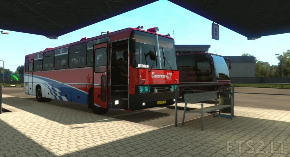 euro truck simulator 2 bus mod with passengers