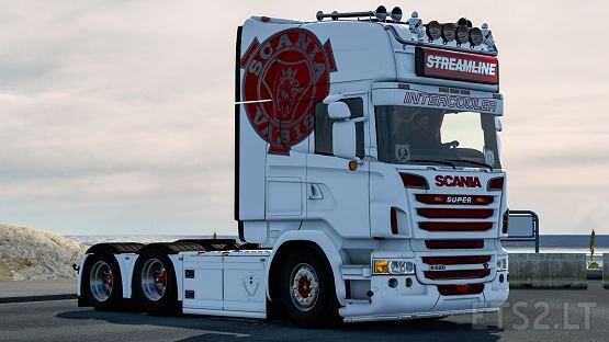 WFTruckstyling Ed Hayes style skin for the Scania mod by fred