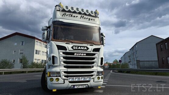 Arthur Morgan Skin for Scania RJL