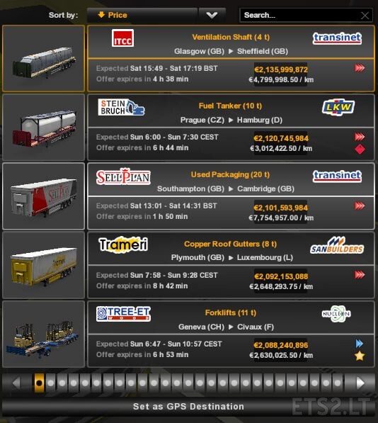 Euro truck simulator 2 money deals mod