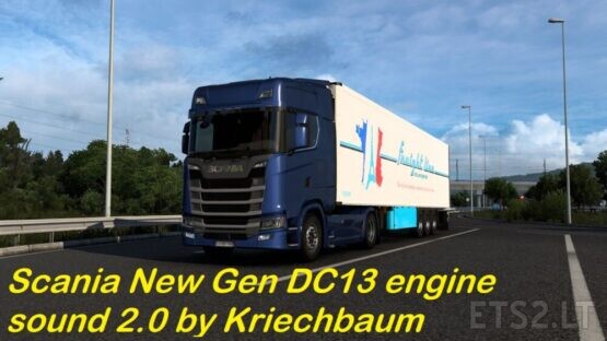 Scania New Gen DC13 engine sound mod 2.0