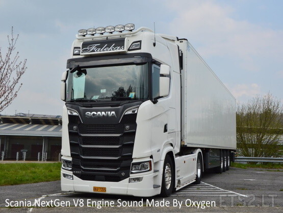 Scania NextGen V8 Engine Sound