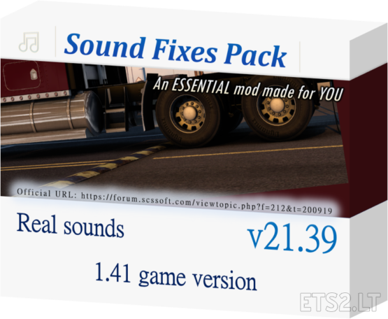 Sound Fixes Pack V 21 39 Ets2 Mods