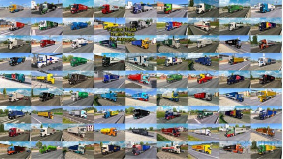 Painted Truck Traffic Pack by Jazzycat v13.1