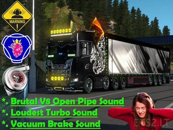 V8 Open pipe Brutal Sound Mod