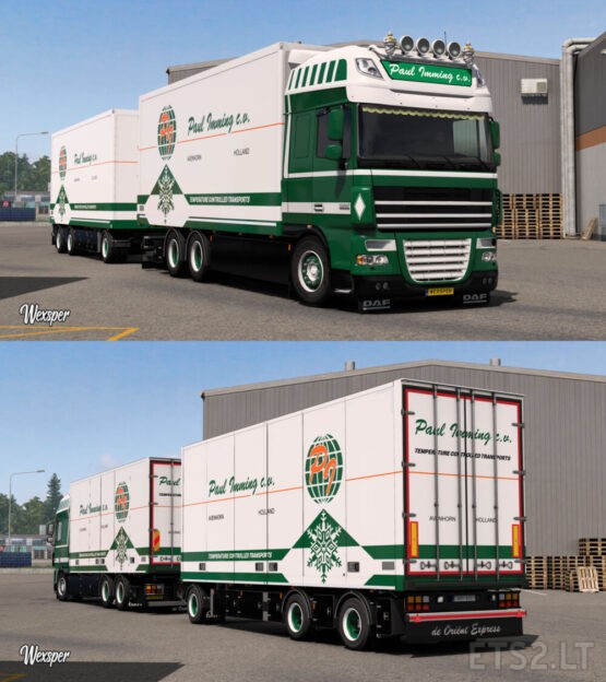 DAF XF 105 Paul Imming Skin Pack by Wexsper