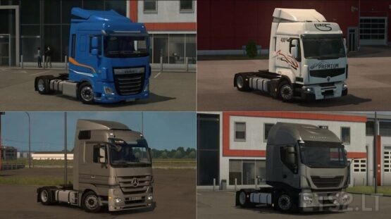 LOW DECK CHASSIS ADDONS FOR SCHUMI’S TRUCKS BY SOGARD3 V4.9 1.41