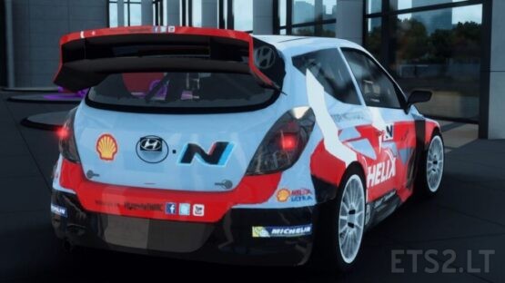 Hyundai i20 WRC V1R90 Car Mod for Euro Truck Simulator 2
