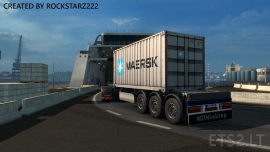 Maersk container trailer