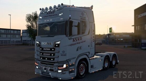 SCANIA S ASKO PAINTJOB V1.0