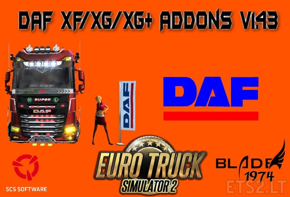 ETS2 - ADDON] DAF XG+ Front Tuning Pack