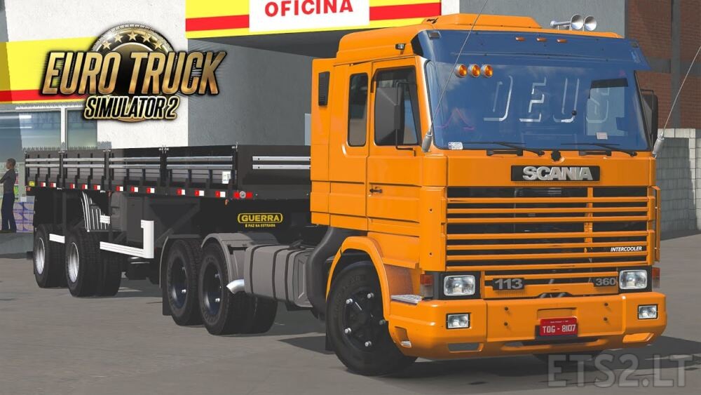 Caminhão New Scania Com Suspensão a Ar e Rebaixada Mods Ets2 1.43