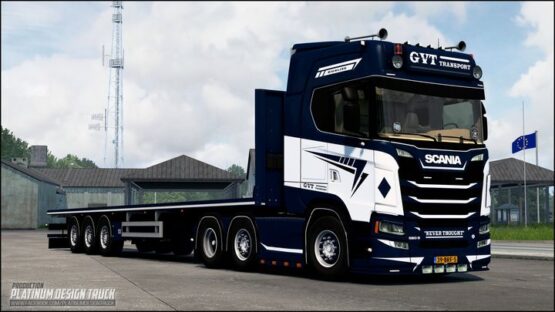 Scania 580S + Trailer GVT Transport v1.43