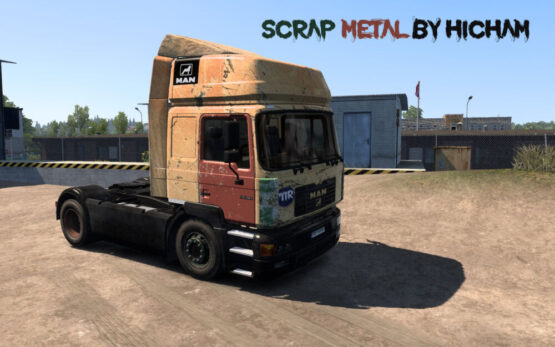 Scrap metal skin MAN F2000