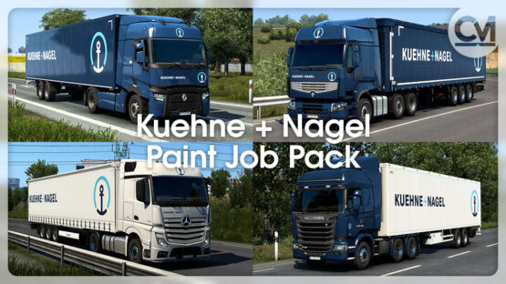 Kuehne + Nagel Paint Job Pack v1.5