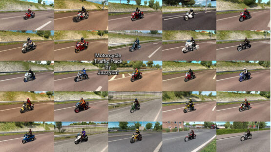 Motorcycle Traffic Pack by Jazzycat v4.5