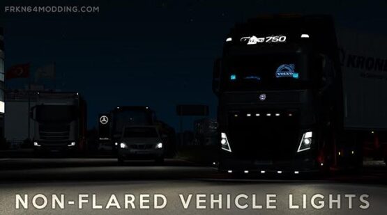 Non-Flared Vehicle Lights Mod v5.1 (by Frkn64)