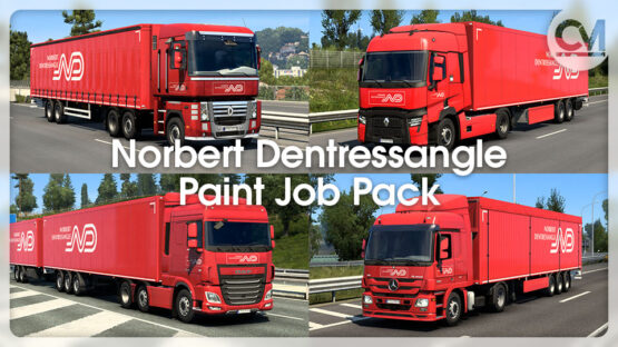 Norbert Dentressangle Paint Job Pack v1.5