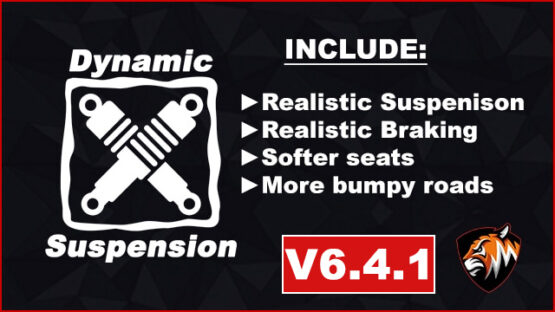 [ETS2] Revamped Dynamic Suspension V6.4.1.1 [1.45.x]