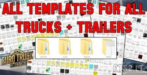 All ETS2 Templates (Trucks + Trailers)